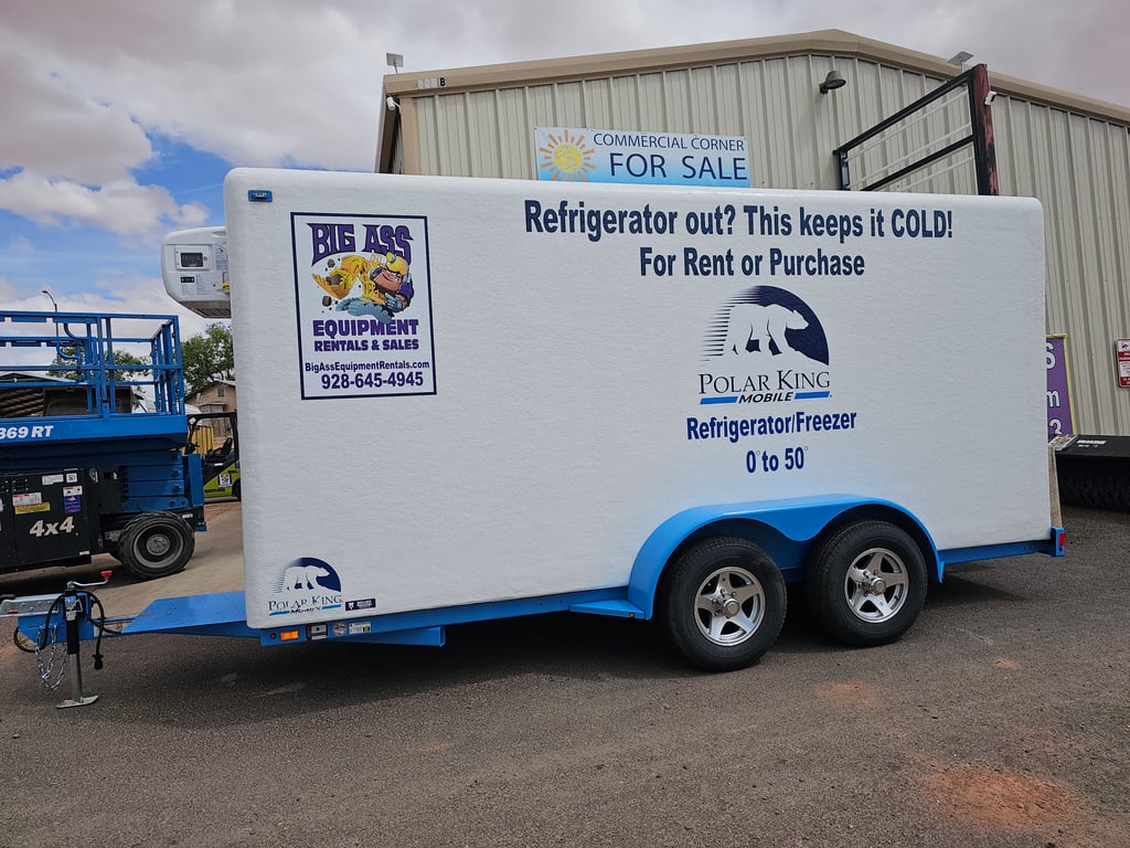Polar-King 16' Tandem Axle Refrigerated / Freezer Trailer for Rent